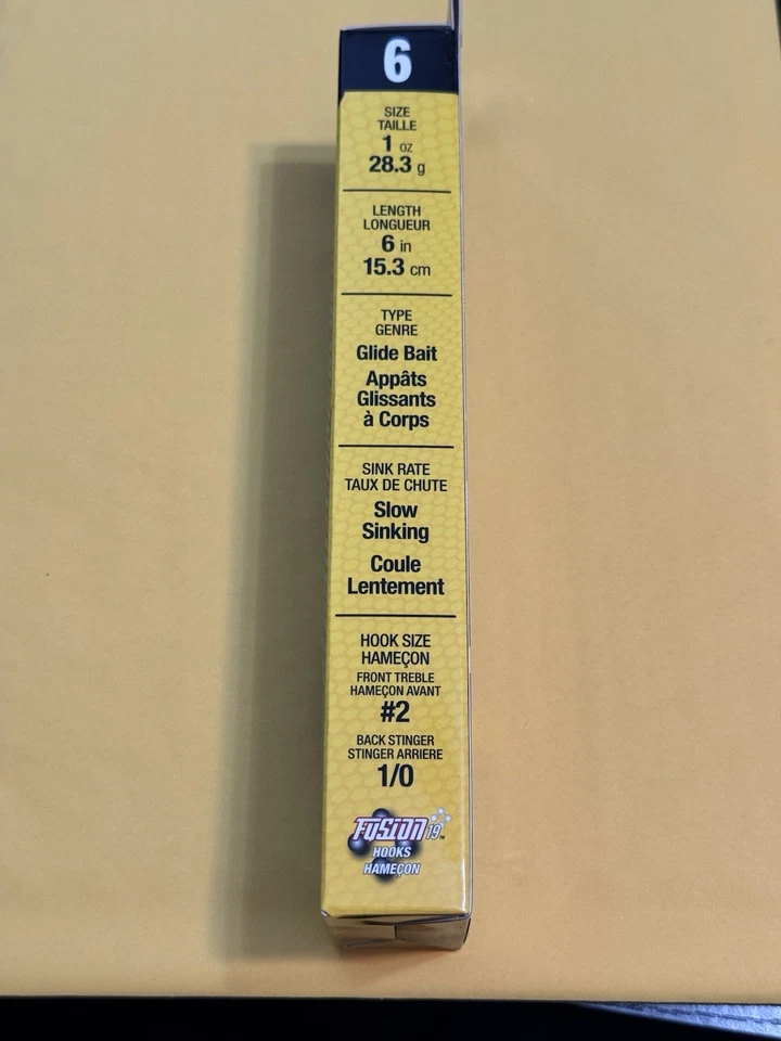 Berkley Powerbait Chop Block 6 fregadero lento 6” 1 oz brillo dorado Foto 3 de 4