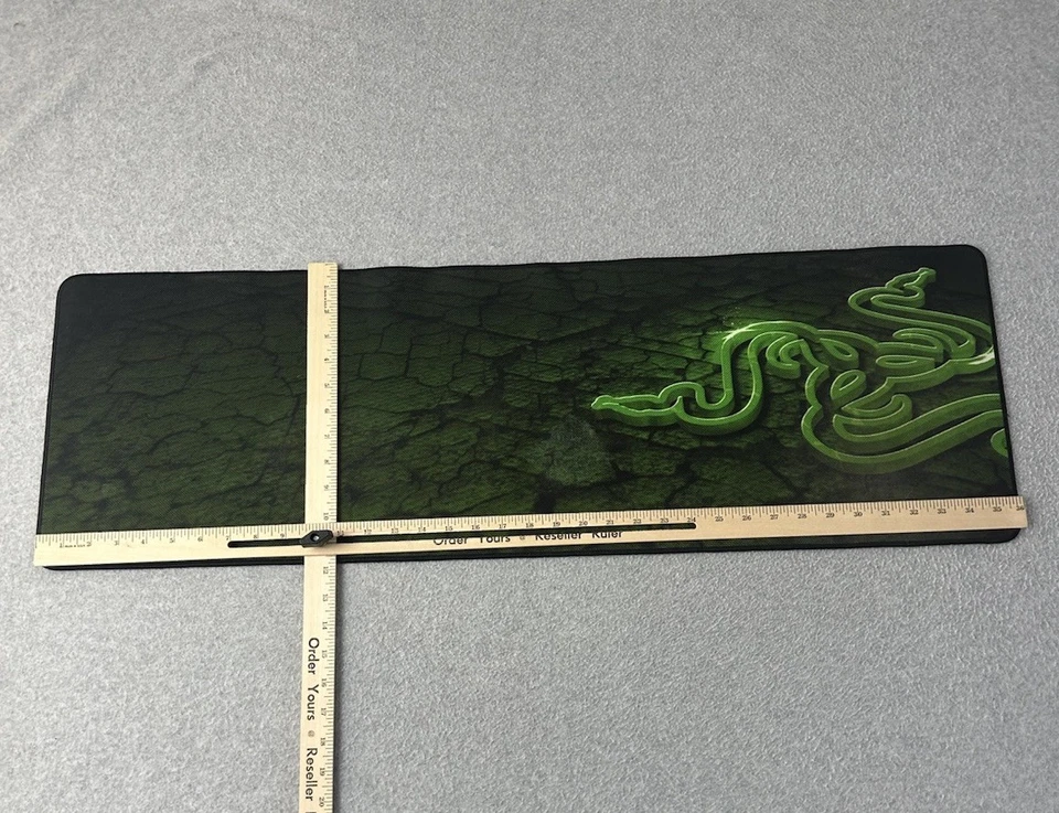 Alfombrilla de ratón Razer Goliathus fisura control extendido Cross Ex reposamuñecas verde Foto 3 de 4