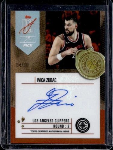2025 Topps Signature Ivica Zubac Orange (RAW)