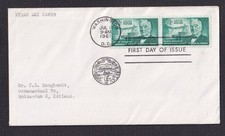 Etats-Unis - Enveloppe premier four-FDC-Washington 1961