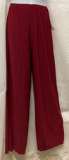 WIDE LEG PRAISEWEAR PANTS Wine Spandex Great fit Ch/Ladies Plus sizes