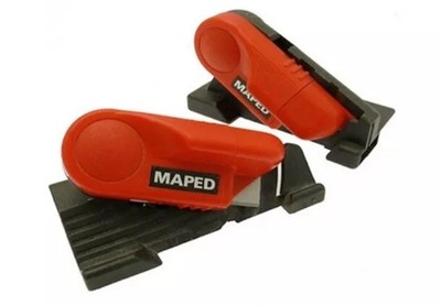 Vintage Maped 90° & 45° Passepartoutschneider Schneidwerkzeug rot/schwarz Made in France NEU