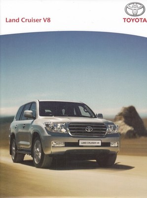 TOYOTA LAND CRUISER V8 Prospekt Brochure im Schuber 2007 80