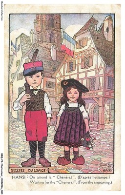 BBQP3-0185-ILLUSTRATOR - Kids of Alsace - Waiting for the Cheneral - Hansi