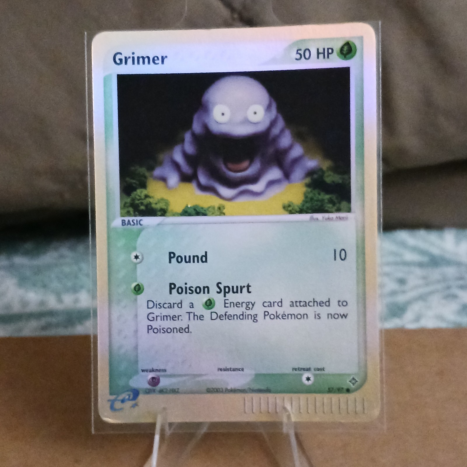 N MINT 🍃 Reverse Holo Grimer 57/97 EX Dragon 2003 e-Reader yuka morii
