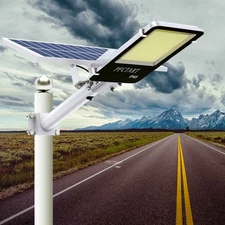 Commercial Solar Street Lights Outdoor Dusk to Dawn Solar High Bright Aluminum