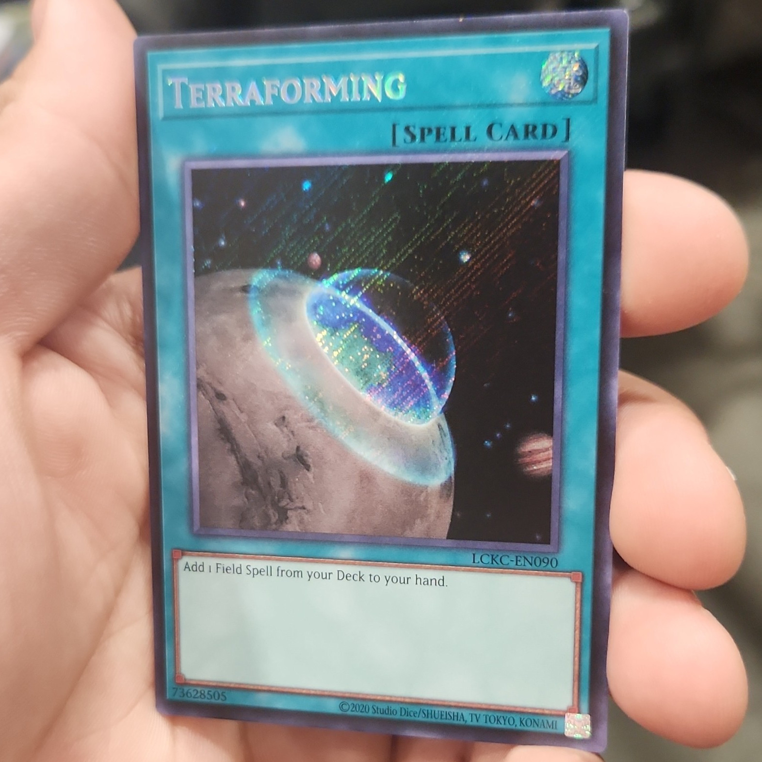 Terraforming LCKC-EN090 YuGiOh Legendary Collection Kaiba Mega Pack trading card — raw and PSA graded price guide