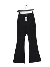 New Look Women's Suit Trousers UK 8 Black Polyester with Elastane Dress Pants