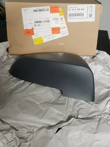 New Oem BMW 2013 F01 7 Series Right Side Passenger Mirror Cap Not Painted Primer