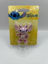 Disney Lilo  Stitch Angel Figure Plastic Pink/Purple Boxed Age 3 