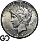 1927 Peace Dollar, Choice Unc++