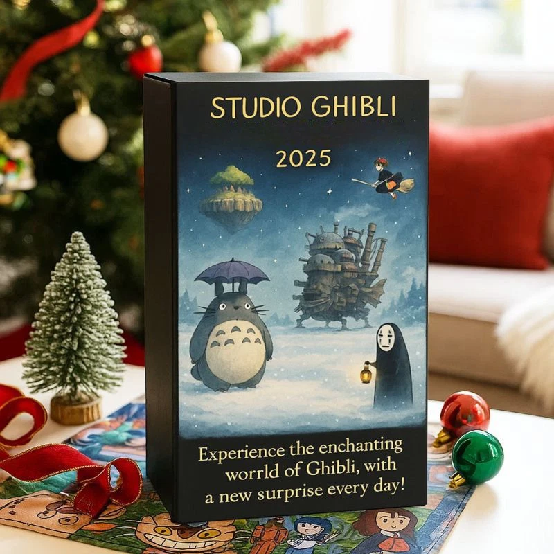 2025 Classic Studio Ghibli Anime Advent Calendar 24 Days Collectibles Decoration
