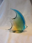 Vintage Oggetti Murano Italy Art Glass Angelfish Sculpture READ