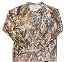 Magellan Outdoors Hunt Gear Realtree EDGE Camo Shirt Men’s XL Long Sleeve