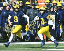 BLAKE CORUM & JJ MCCARTHY - MICHIGAN WOLVERINES Signed 8x10 reprint Photo !!