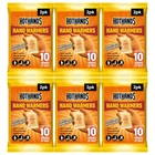 6 x Hot Hands 2pk Hand body Warmers Hothands Pack Pocket Heat Feet Gloves 10hr