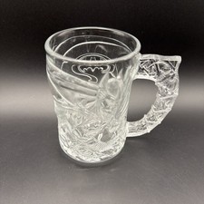 McDonalds BATMAN FOREVER Glass BATMAN Mug/Cup 1995 Vintage DC Comics BATMAN