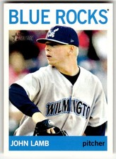 2013 Topps Heritage Minor League #21 John Lamb Wilmington Blue Rocks Baseball
