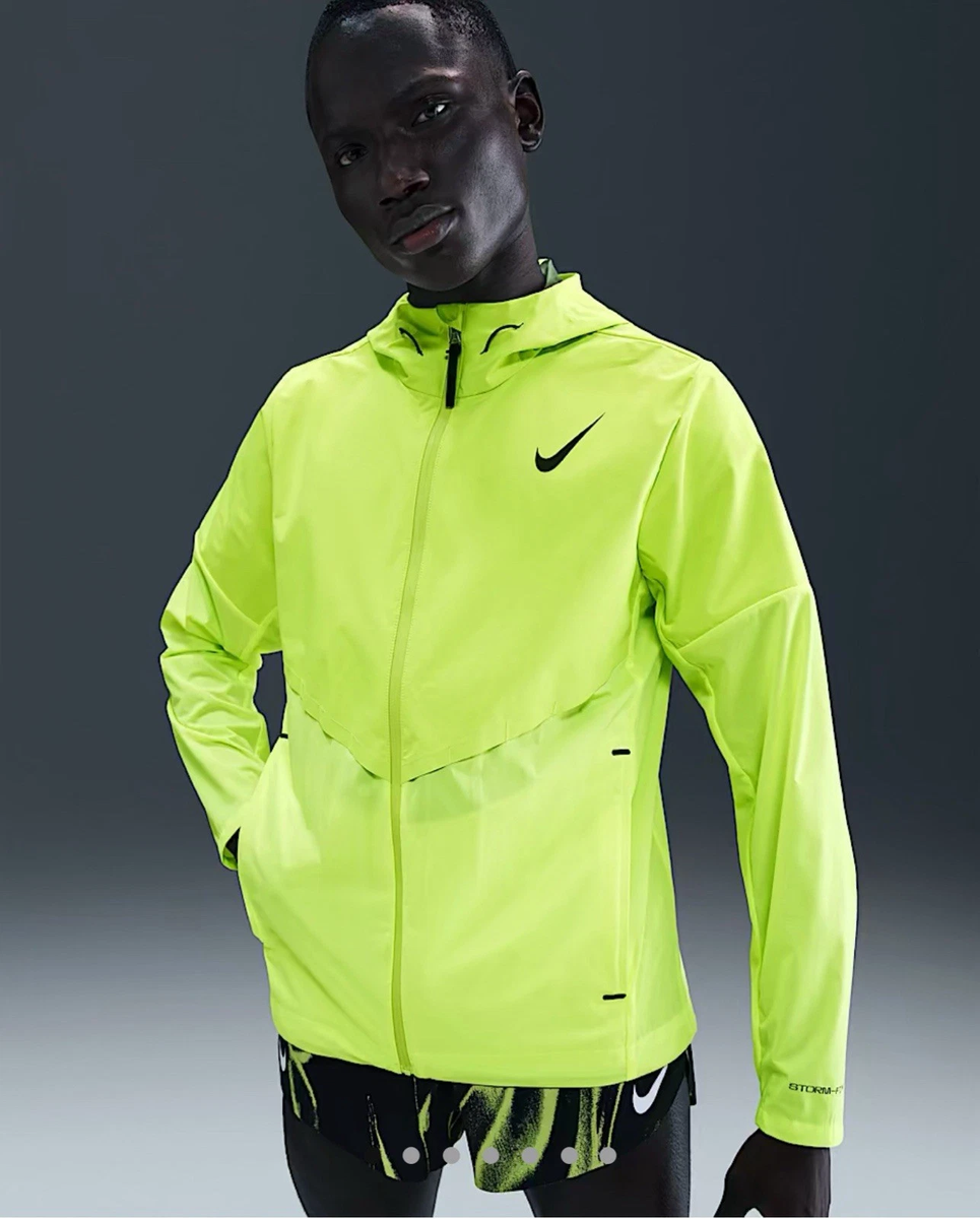 Nike AeroSwift Storm-Fit Aerogami Jacket Yellow Volt Men's Size M