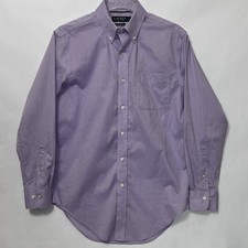 Ralph Lauren Men Classic Fit Stretch Non Iron Long Sleeve Button Shirt Size 15