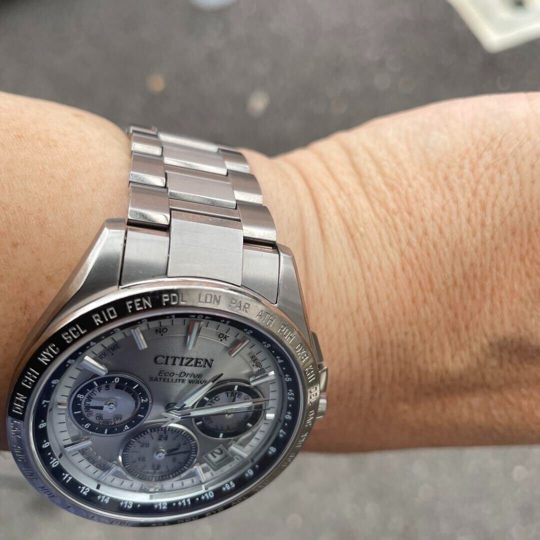 Citizen Satellite Wave F900 CC9010-66A Eco-Drive Solar Men's Citizen Satellite Wave F900 CC9010-66A Eco-Drive Solar Men's