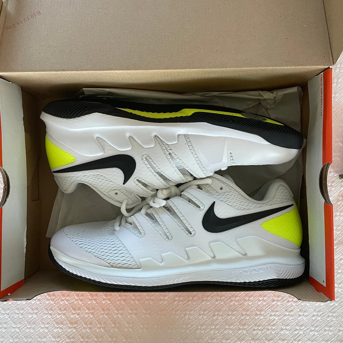 Nike Court Air Zoom Vapor X HC White Volt for Sale | Authenticity