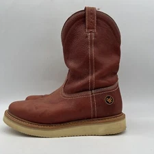 Hawx Grade WUPO-1 Men's Brown Composite Toe Leather Work Boots Size 11.5D
