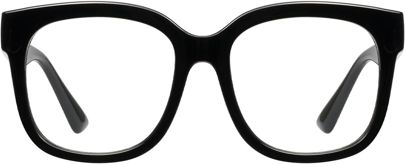 Oversized Blue Light Glasses for Women Square Chunky Bluelight Computer Glasses-image