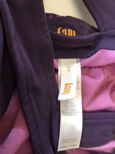 Lucy Power Purple Crossback Workout Tank Top M - Picture 5 of 5