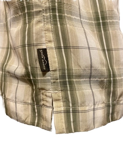 Men’s Eddie Bauer M Fishing/Casual Shirt, Pockets, lightweight, SS, Plaid, VGC.C - Picture 13 of 17