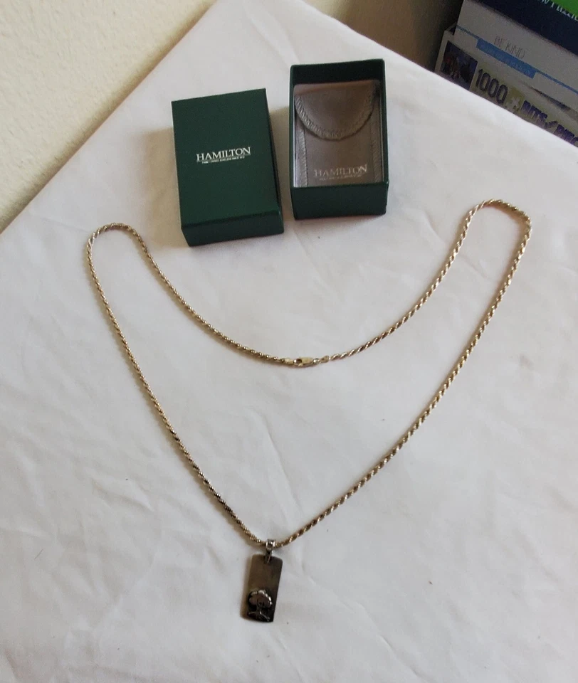 Colgante Árbol de la Vida de Plata Hamilton y Cadena de Cuerda de 30" Foto 2 de 4