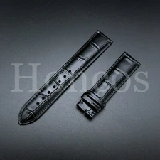 19 MM GENUINE LEATHER CROCODILE ALLIGATOR PATTERN WATCH STRAP BAND REPLACEMENT