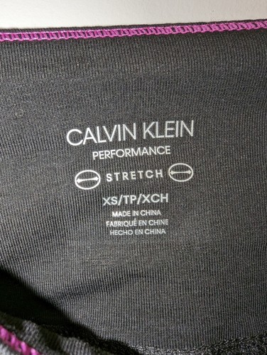 Calvin Klein Womens Performance Foil-Print Leggings - Picture 5 of 6