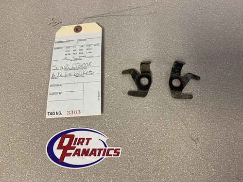 Suzuki LT500R Quadzilla Brake Line Brackets #3303