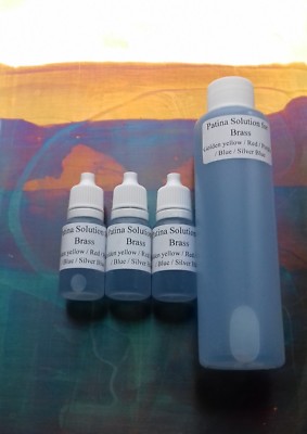 Mehrfarbige Patina Lösung für Messing 15/30/45/100 und 500ml