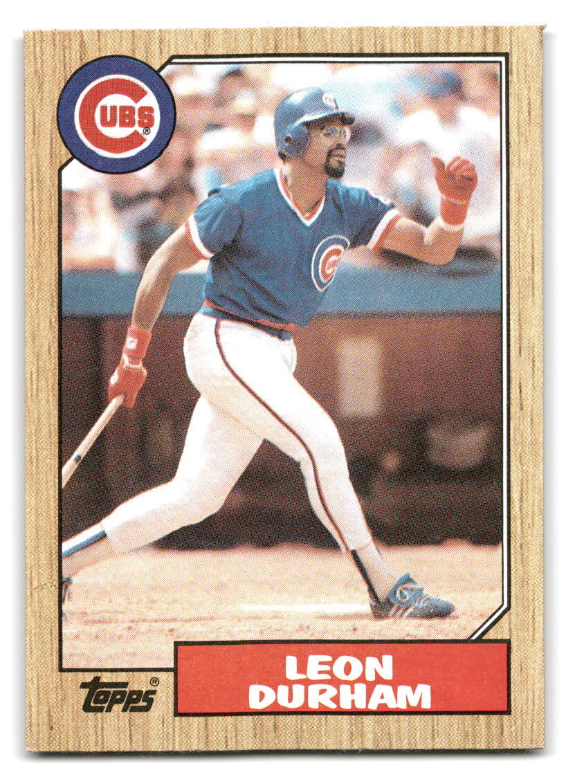 Leon Durham 1987 Topps Baseball #290 Chicago Cubs