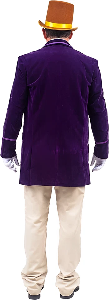 Chocolate Factory Owner Deluxe Halloween Cosplay Costume Set - Image 3 of 4