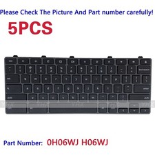 5PCS New US Keyboard For Dell Chromebook 11 3100 5190 3110 2-in-1 0H06WJ H06WJ