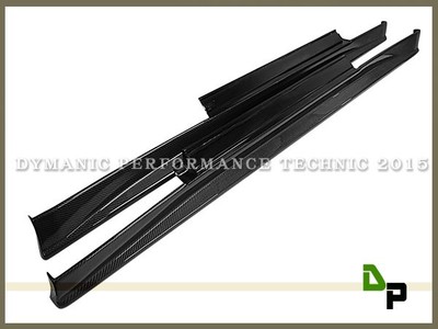 V Style Carbon Fiber Side Skirts Panel Set for 2009-2012 NISSAN GT-R R35 GTR