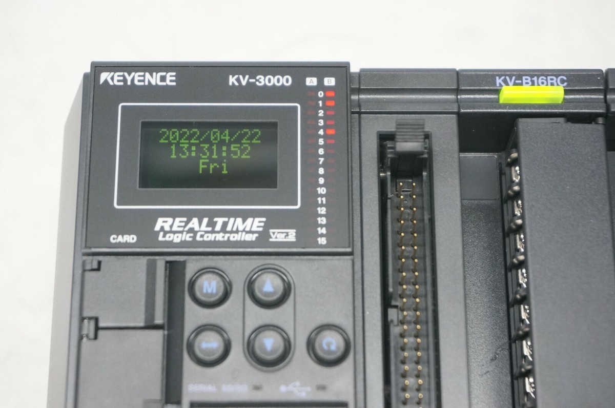 KEYENCE KV-3000, KV-B16RC, KV-TF40 PLC Set | eBay KEYENCE KV-3000, KV-B16RC, KV-TF40 PLC Set | eBay