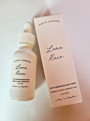 Earth Harbor LUNA RAIN Phyto-Resurfacing Night SERUM 1oz/30mL Full Size