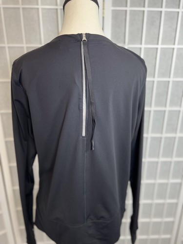 Lululemon Run Warm Up Crew donna nero taglia 10 nuovo con etichette accogliente Athleisure - Foto 6 di 19