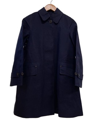 MACKINTOSH Half Coat Stainless Collar 34 Cotton Navy ID IJ IX Liner Blanket