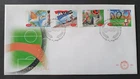 1996 NETHERLANDS NEDERLAND SPORT OLYMPICS CYCLING SOCCER FOOTBALL NR 352 FDC