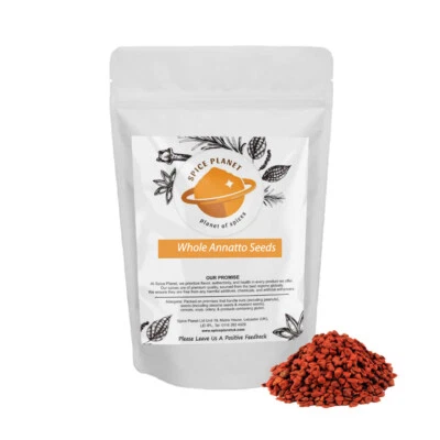 Annatto Seeds Whole Dried (Achiote) Premium Quality By Spice Planet