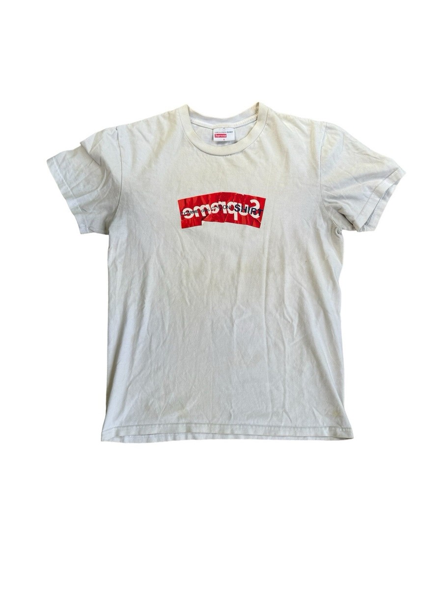 Supreme Comme des Garçons Box Logo Shirt SS17 Size Small | eBay
