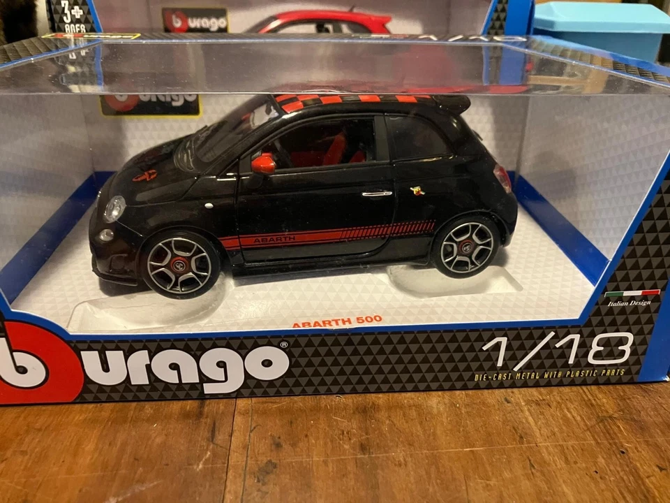 BURAGO BBURAGO 500 ABARTH 1:18 MADE IN CHINA - Immagine 2 di 4
