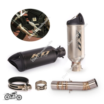 For Honda CBR400 CBR500R CB500F CB500X/400X 2017-2022 Exhaust Mid Pipe Mufflers