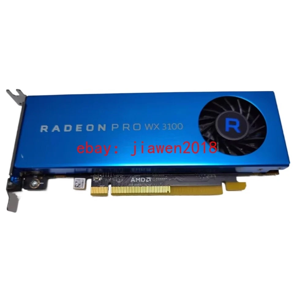 Full Height + Low Profile AMD Radeon Pro WX 3100 WX3100 4GB GDDR5 Graphics Card - Image 3 of 4