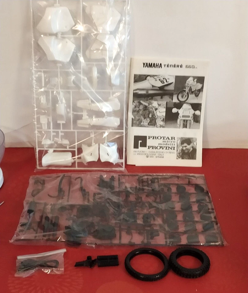 PROTAR USATO 1:9 KIT MOTO PLASTICA  YAMAHA TENERE' 660 C.C.  ART  210 - Immagine 3 di 4